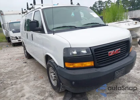2019 GMC Savana 2500 Work Van z USA, uszkodzony, nr VIN 1GTW7AFP5K1303286